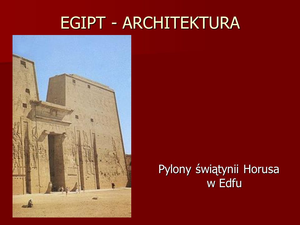 Pylony świątynii Horusa w Edfu