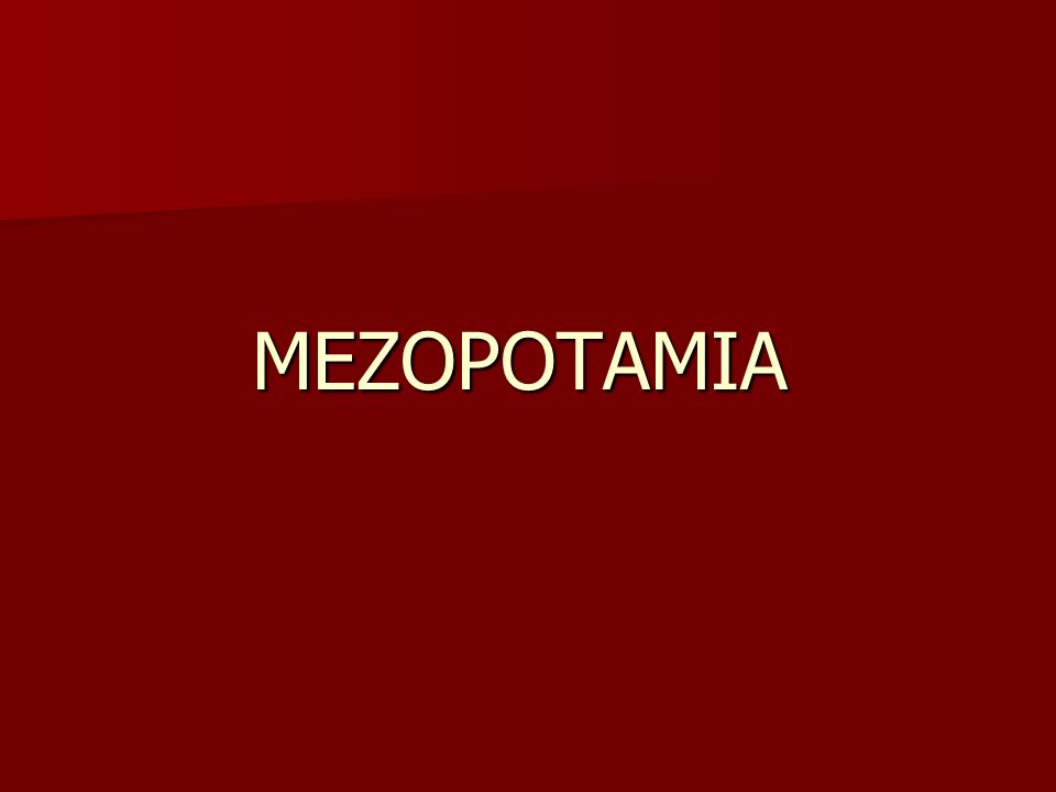 MEZOPOTAMIA