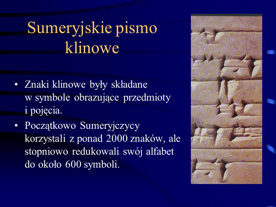 Sumeryjskie pismo klinowe