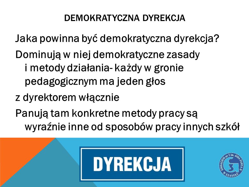 demokratyczna dyrekcja