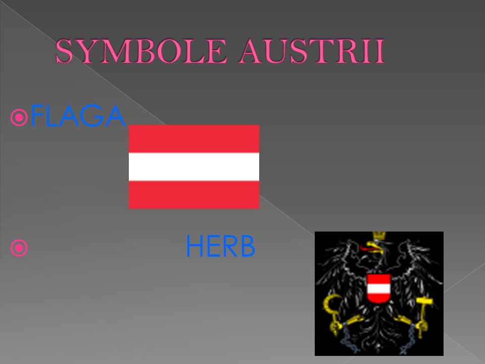 SYMBOLE AUSTRII FLAGA HERB