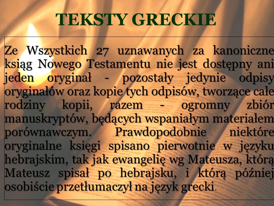 TEKSTY GRECKIE