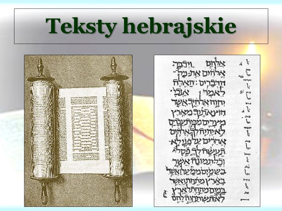 Teksty hebrajskie