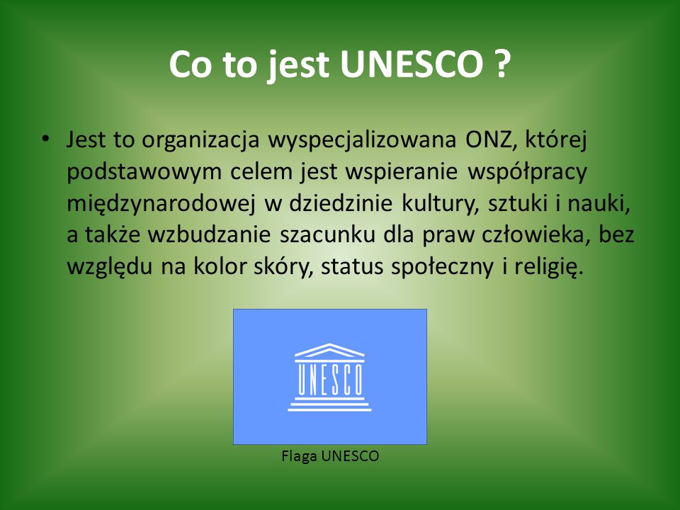 Co to jest UNESCO
