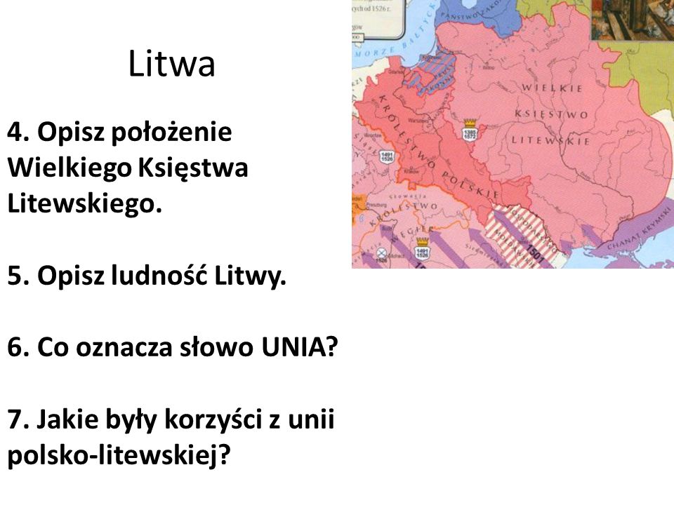 Litwa 4. Opisz położenie Wielkiego Księstwa Litewskiego.