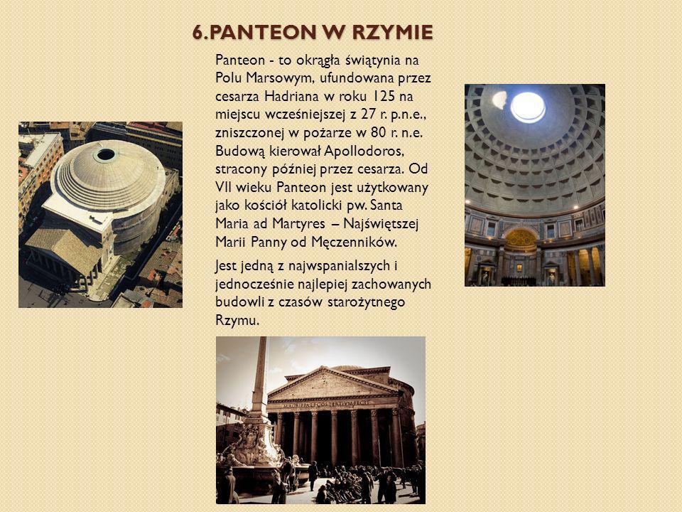 6.Panteon w rzymie