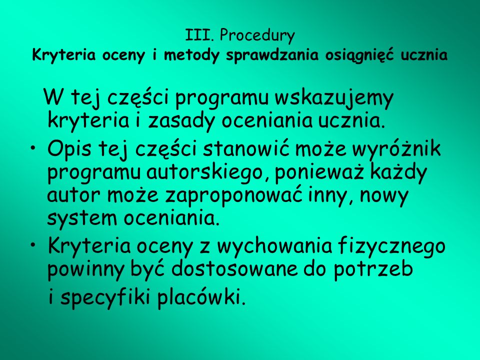 Konstruowanie Programu Nauczania Wychowania Fizycznego - Ppt Pobierz