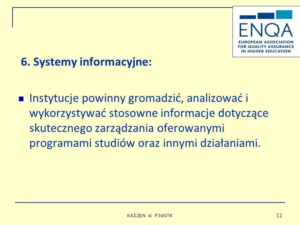 6. Systemy informacyjne: