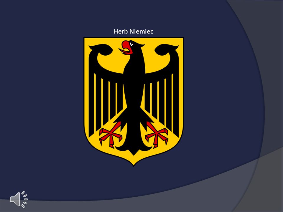 Herb Niemiec Herb niemiec, w tle niemiecki hymn narodowy