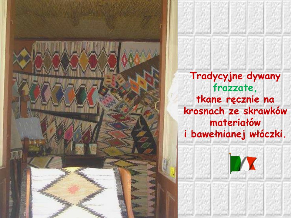 Tradycyjne dywany frazzate,
