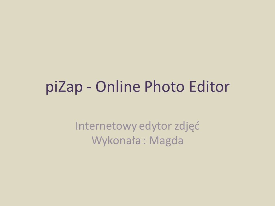 piZap - Online Photo Editor