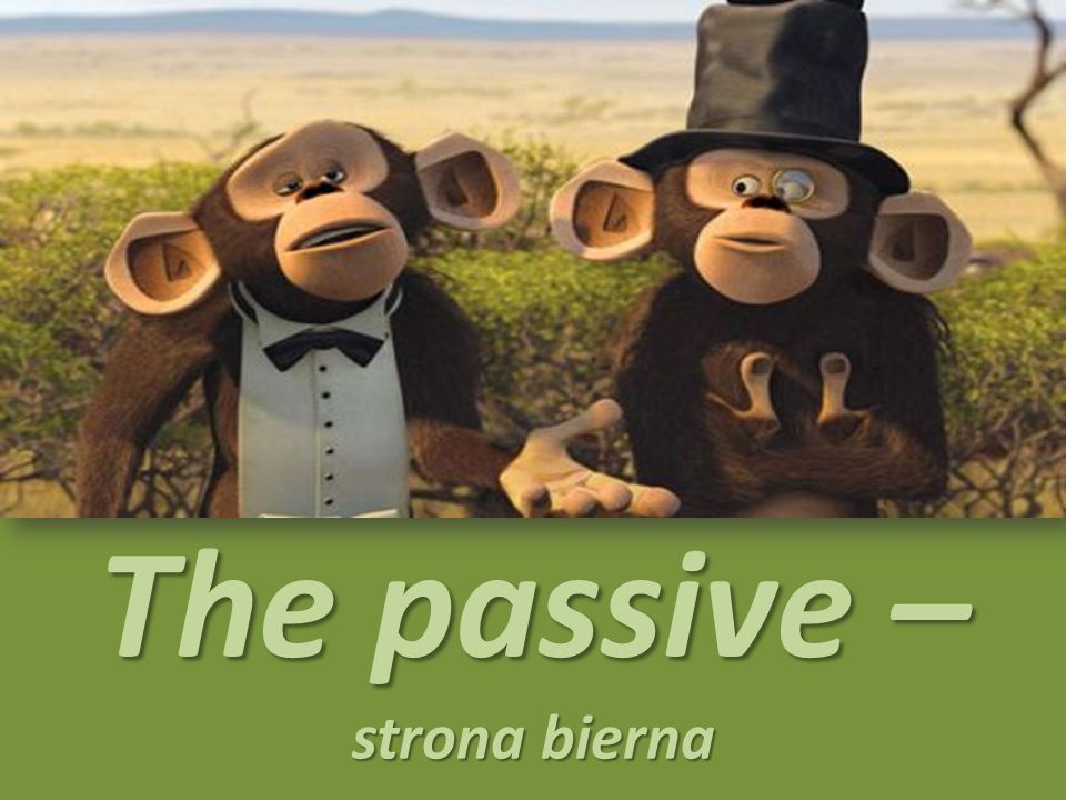 The passive – strona bierna