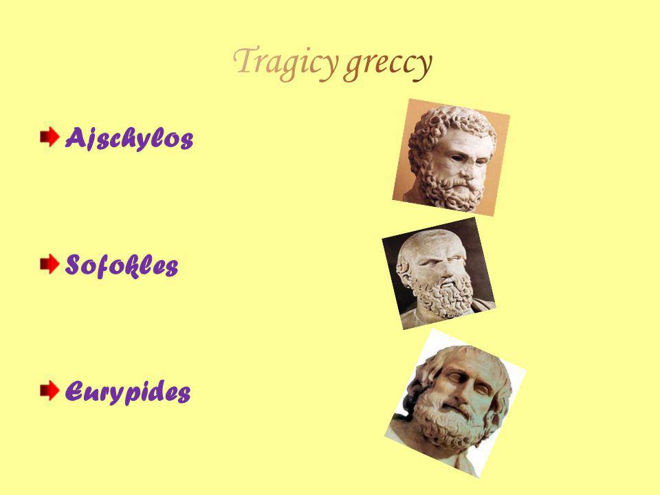 Tragicy greccy Ajschylos Sofokles Eurypides