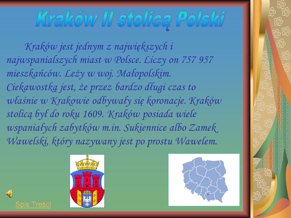 Kraków II stolicą Polski