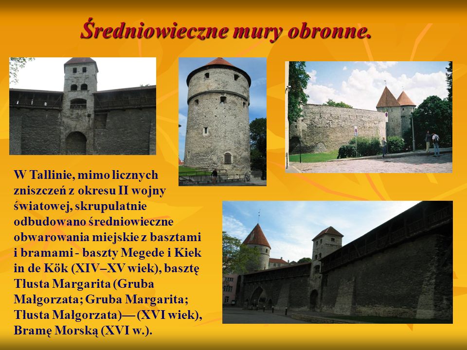 Średniowieczne mury obronne.