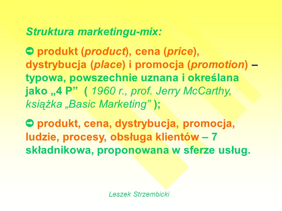 Struktura marketingu-mix: