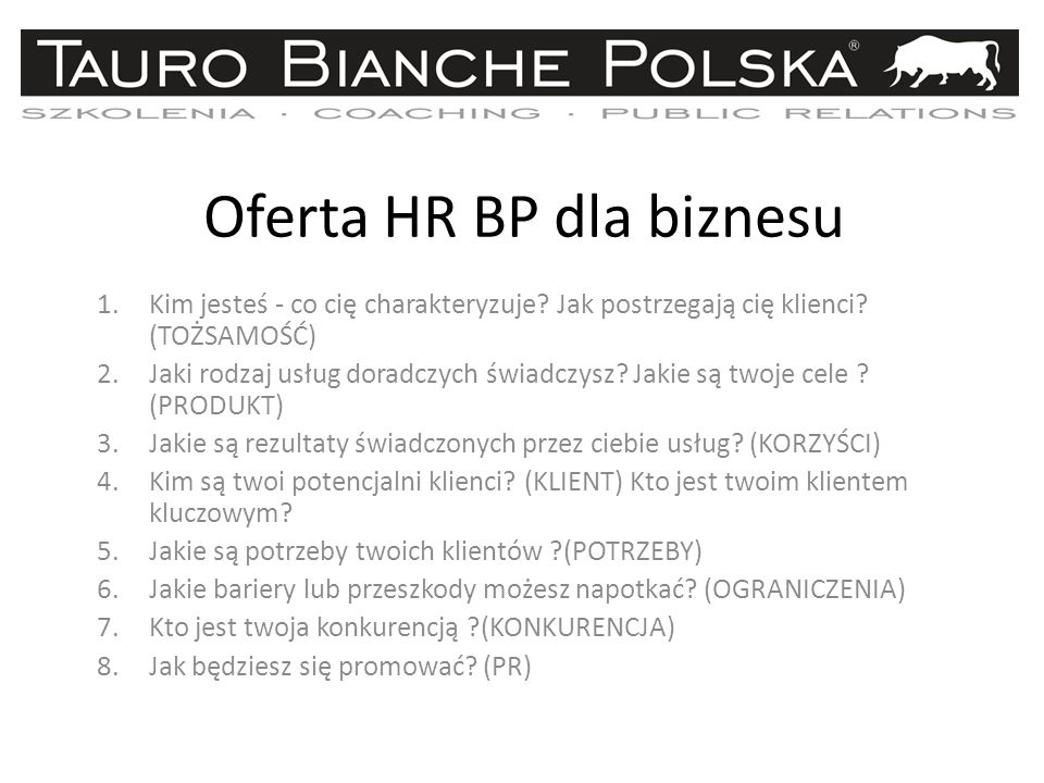 Oferta HR BP dla biznesu