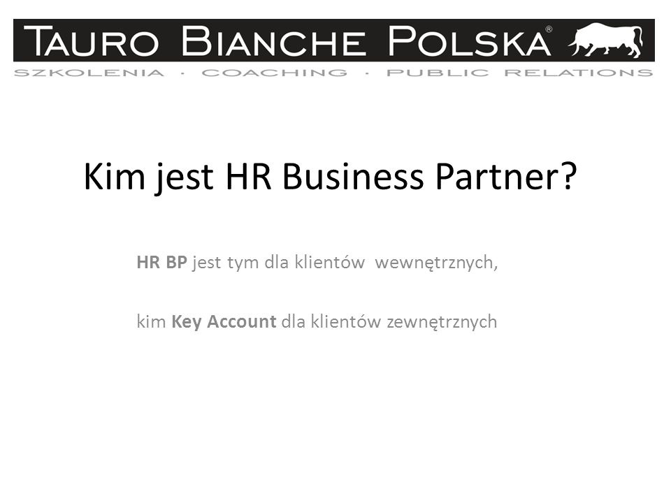 Kim jest HR Business Partner