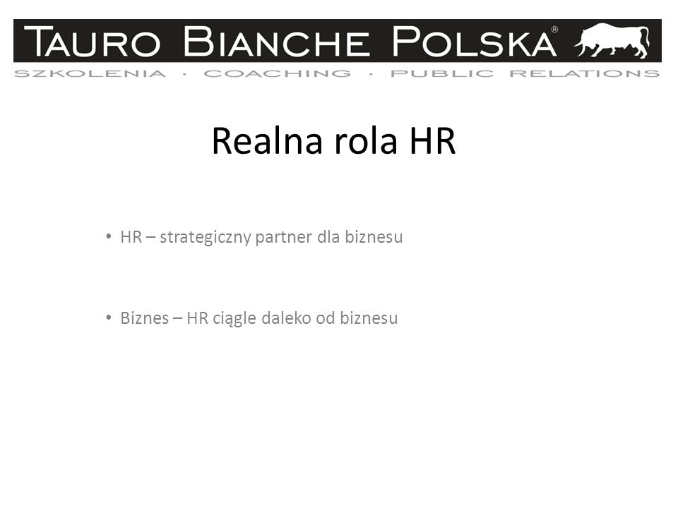 Realna rola HR HR – strategiczny partner dla biznesu