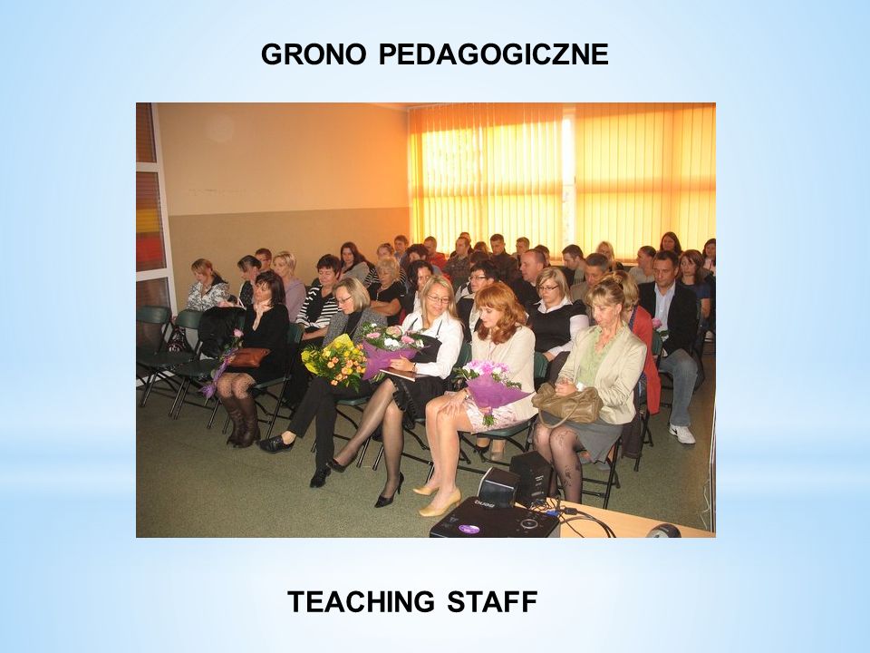 GRONO PEDAGOGICZNE TEACHING STAFF