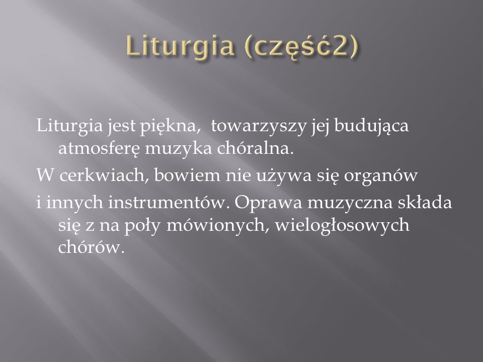 Liturgia (część2)