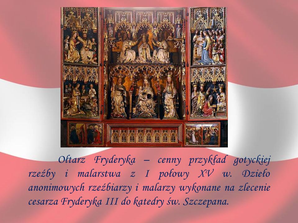 Ołtarz Fryderyka – cenny przykład gotyckiej rzeźby i malarstwa z I połowy XV w.