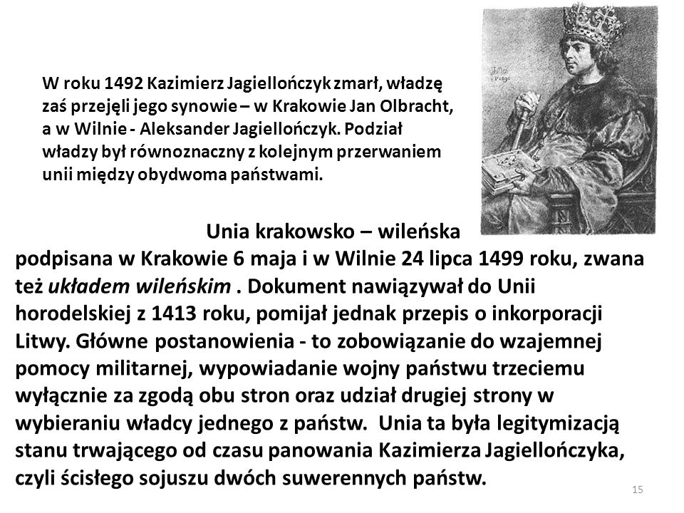 Unia krakowsko – wileńska