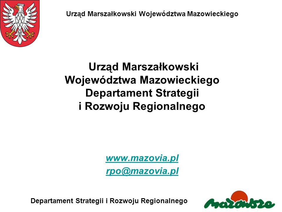 Urząd Marszałkowski Województwa Mazowieckiego