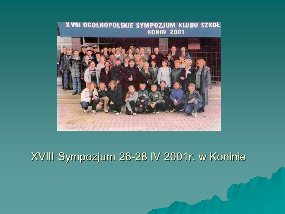 XVIII Sympozjum IV 2001r. w Koninie