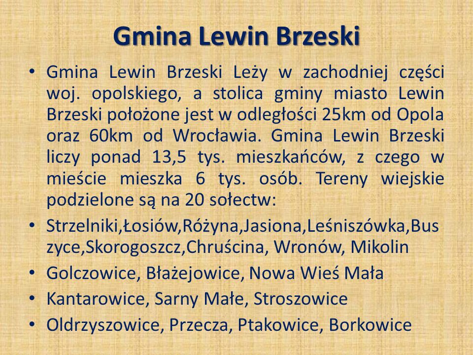 Gmina Lewin Brzeski