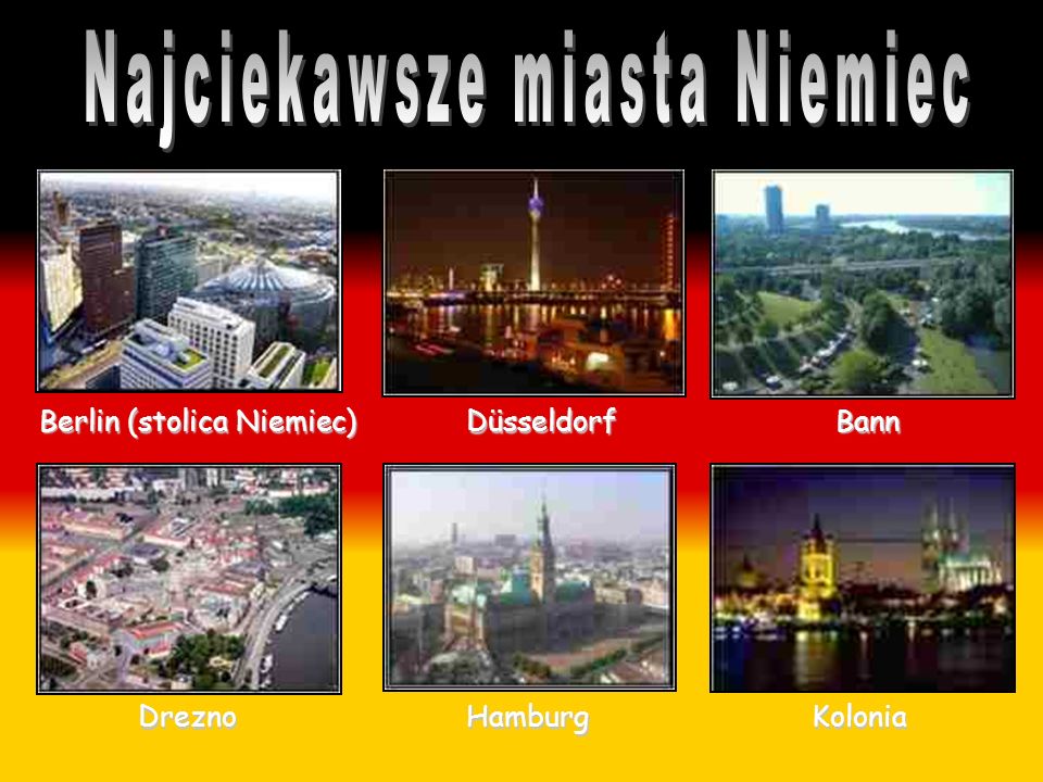 Najciekawsze miasta Niemiec