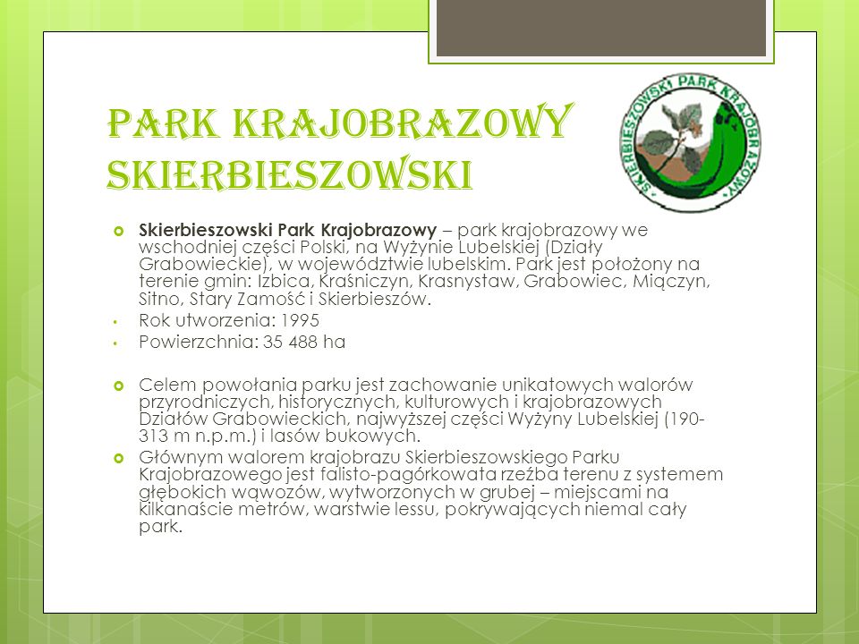 Park Krajobrazowy Skierbieszowski