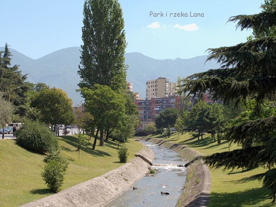 Park i rzeka Lana