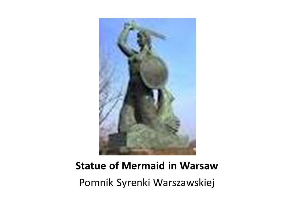 Statue of Mermaid in Warsaw