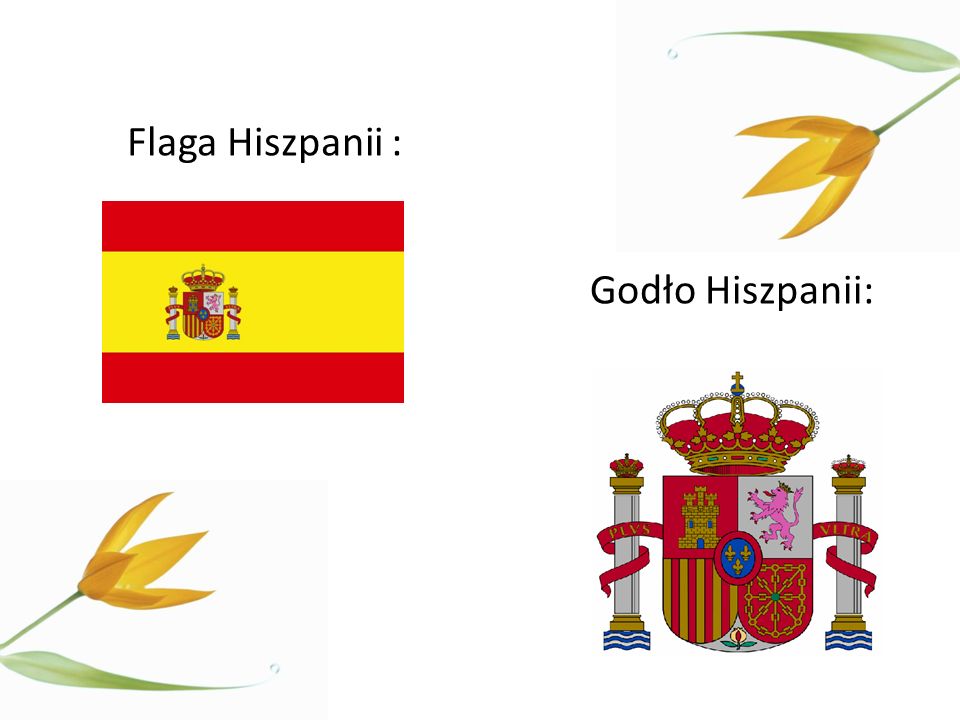 Flaga Hiszpanii : Godło Hiszpanii: