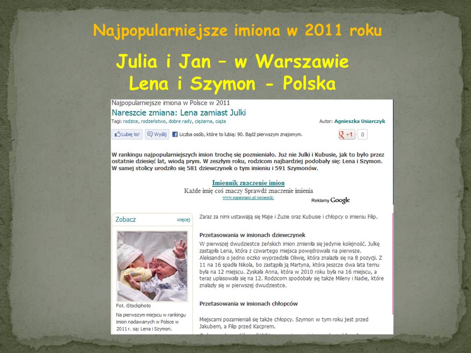 Julia i Jan – w Warszawie