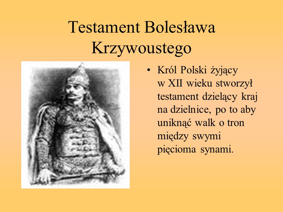 Testament Bolesława Krzywoustego