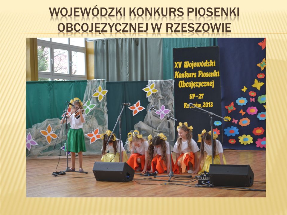 Wojewódzki konkurs piosenki obcojęzycznej w rzeszowie