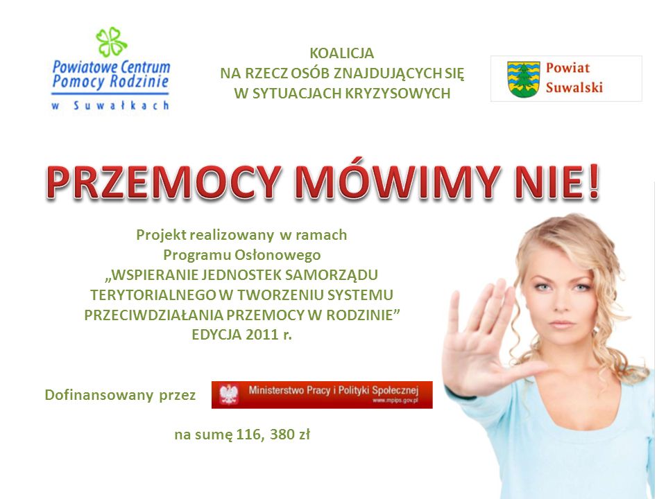 PRZEMOCY MÓWIMY NIE! KOALICJA NA RZECZ OSÓB ZNAJDUJĄCYCH SIĘ - Ppt Pobierz