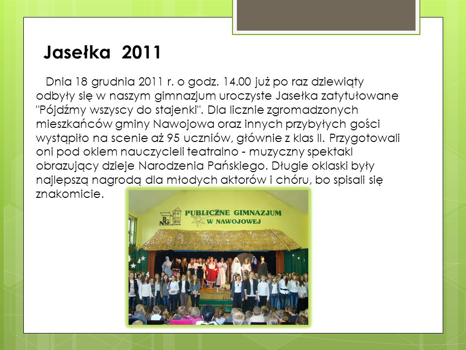 Jasełka 2011