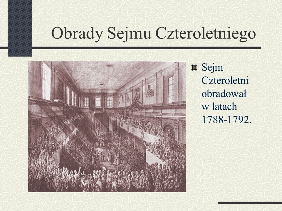 Obrady Sejmu Czteroletniego