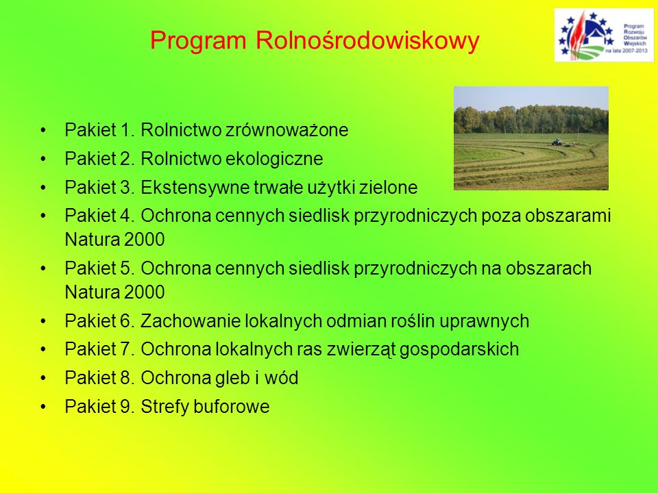 Program Rolnośrodowiskowy