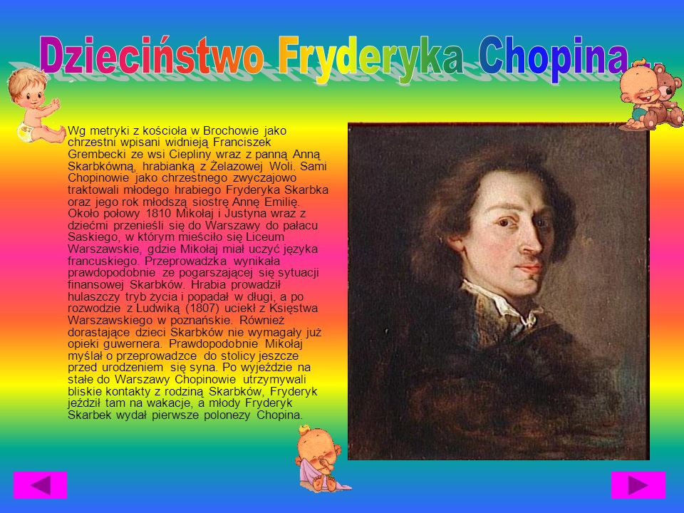 Dzieciństwo Fryderyka Chopina...