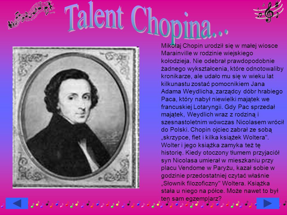 Talent Chopina...