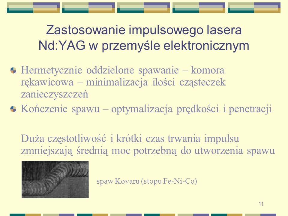 Zastosowanie impulsowego lasera Nd:YAG w przemyśle elektronicznym