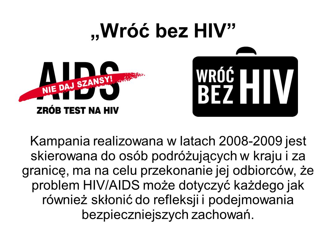 „Wróć bez HIV