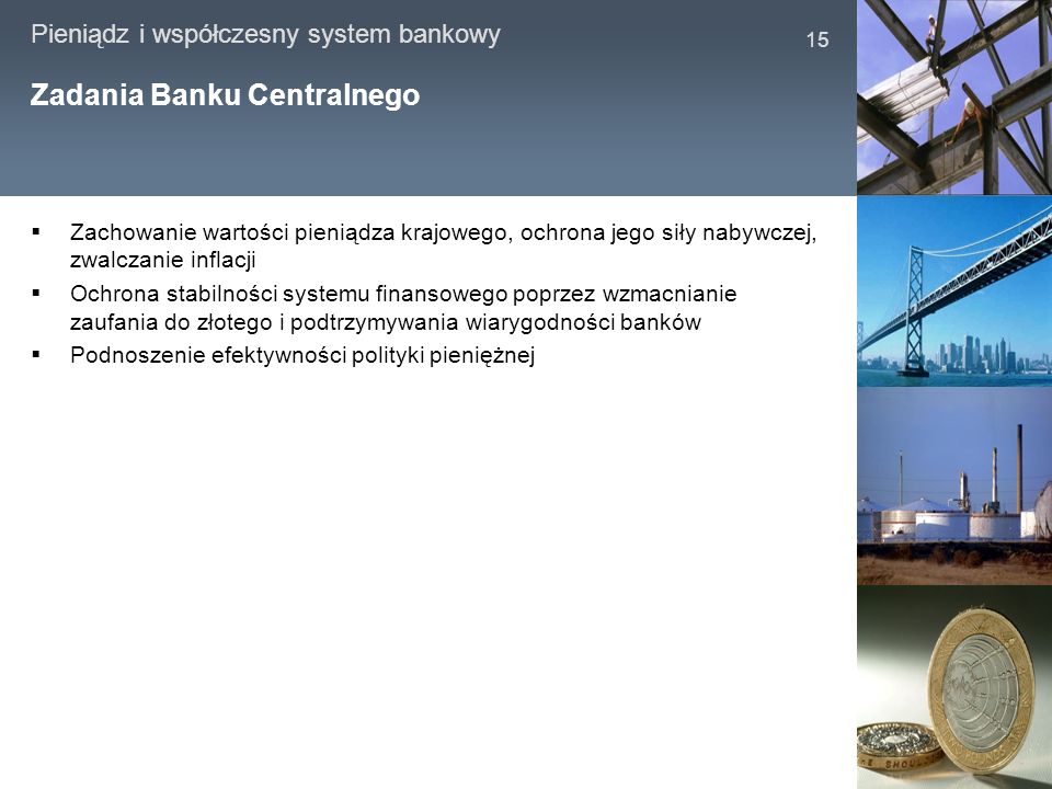 Zadania Banku Centralnego