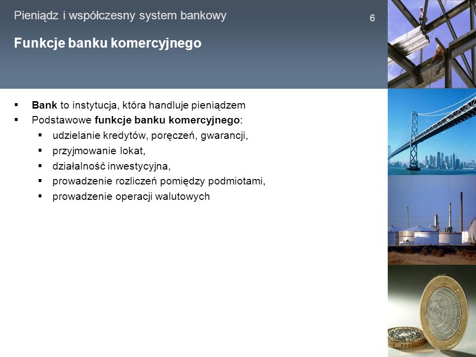 Funkcje banku komercyjnego