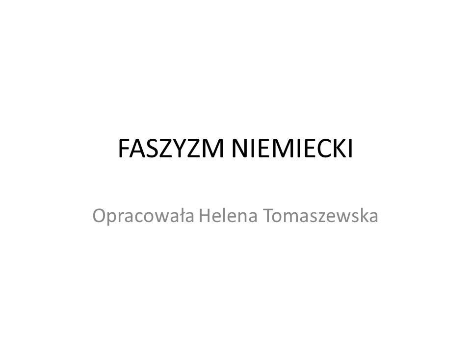 Opracowała Helena Tomaszewska
