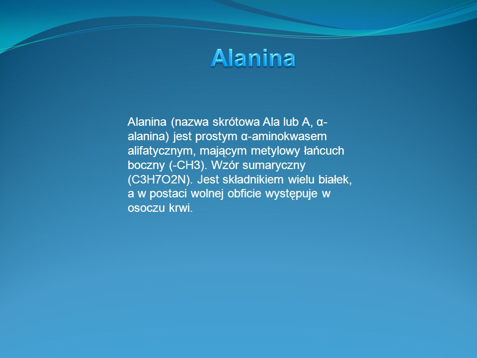 Alanina